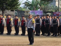 Wakapolres Ogan Ilir pimpin pelaksanaan operasi zebra Musi tahun 2023.
