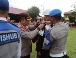 Kapolresta Deli Serdang Pimpin Apel Gelar Pasukan Ops Zebra Toba 2023