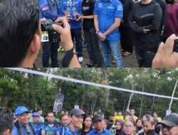 HUT Partai Demokrat ke 22 Tahun, DPD Partai Demokrat Sumsel adakan Turnamen Bola Volly Antar DPC