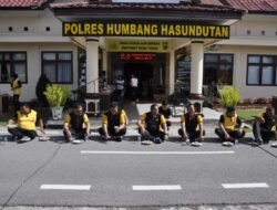Polres Humbahas Laksanakan Olahraga Bersama