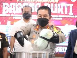 1,856 Kg Sabu, Dimusnahkan Oleh Satresnarkoba Polres Karimun