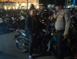 Patroli Cipkon Polsek Batu Ampar Sampaikan Himbauan Kamtibmas