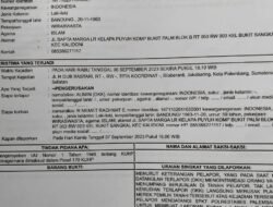 Pemilik Tanah Alimin Kecewa Tiga Hari Dipasang Merek Hilang Digondol Orang