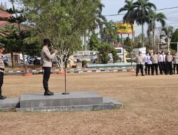 Kapolres OI Tegaskan Satgas Karhutla harus paham dan mengerti tugas masing – masing dalam penanganan karhutla