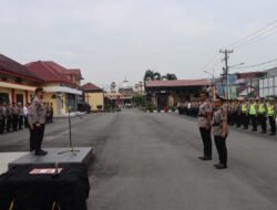 Kapolresta Deli Serdang Pimpin Sertijab Kabag Ops Polresta Deli Serdang
