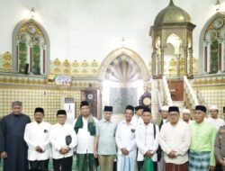 Merawat Tradisi Ratib Al Haddad Kesultanan Deli, Polda Sumut Ajak Ponpes Mengaji di Masjid Raya Almashun