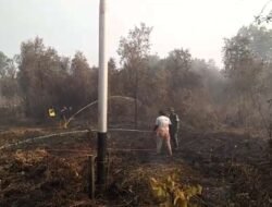 Polres Banjarbaru Turut Tangani Karhutla