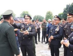 TNI Patriot NKRI Pengawal Demokrasi Untuk Indonesia Maju, Polres Langkat Gelar Semarak HUT TNI Ke 78 Tahun 2023