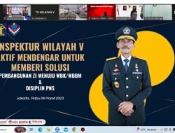 Kakanwil Sumut Hadiri Perkenalan dan Arahan Inspektur Wilayah V Dalam Rangka Inspektur Wilayah Aktif Mendengar Untuk Memberi Solusi