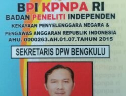 BPI Bengkulu meminta Polda Usut Tuntas Dugaan Penyimpangan Anggaran Kegiatan Festival Tabot 2023
