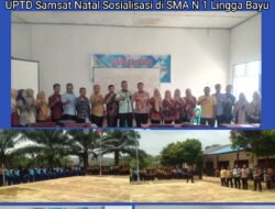 Samsat Natal Laksanakan Sosialisasi Pajak Kenderaan Bermotor Di SMA N 1 Lingga Bayu