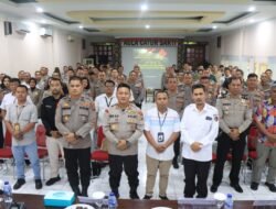 Polres Binjai Melaksanskan Latihan Pra Oprasi Kepolisian Terpusat Mantap Brata Tobs 2023-2024
