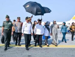 Kapolda Sumut Bersama Pangdam Sambut Kunjungan Kerja Wapres Ma’ruf Amin