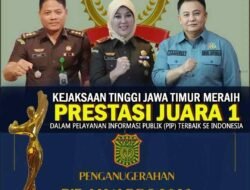 Kejaksaan Tinggi Jawa Timur Juara 1 dalam Pelayanan Informasi Publik (PIP) Terbaik se-Indonesia