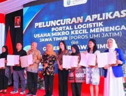 GUBERNUR KHOFIFAH MELAUNCHING POROS UMI JATIM