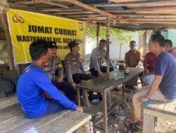 Polsek Batu Ampar Laksanakan Kegiatan Jumat Curhat bersama Warga di Pelabuhan Tanjung Uma