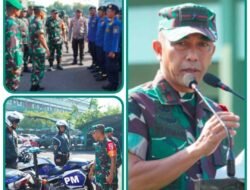 Danrem 084/BJ, Pimpin Apel Gelar Pasukan Pam VVIP Kunjungan Kerja Wakil Presiden RI