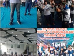 Srikandi relawan Anies mandiri Sumsel dan srikandi relawan Anies Palembang mengadakan senam sehat menuju perubahan 2024