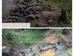 Pengerjaan Perbaikan Jalan Liku 9 Tanpa Plang Merek dan APD