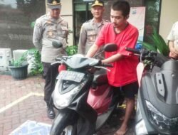 Tersangka Curanmor Berhasil di Amankan Team Polsek Mulyorejo