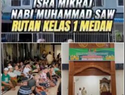 1000 warga Binaan  Rutan Kelas 1 Medan, Mengikuti Isra Mi’raj