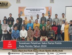 Bimtek Saksi Parpol, Roni Marzuki Tegaskan Rekrutmen Saksi Peserta Pemilu Harus Sesuai Aturan