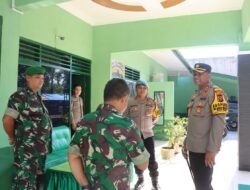 Perkuat Sinergitas TNI- Polri Kapolres Madina Kunjungi Markas Militer di Madina