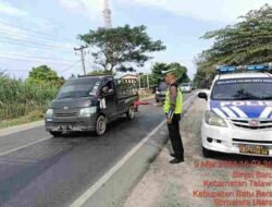 Preventif Kecelakaan, Sat Lantas Polres Batu Bara Laksanakan Patroli