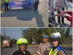 Sat Lantas Polres Pelabuhan Belawan Sosialisasikan Keselamatan Berkendaraan