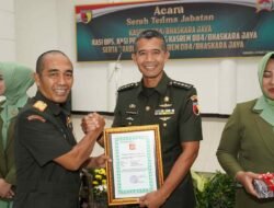 Empat Pejabat Utama di Korem 084/Bhaskara Jaya Melaksanakan Serah Terima