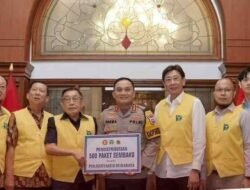 Polrestabes Surabaya Siap Menyalurkan 500 Paket Sembako Dari Yayasan Bhakti Persatuan