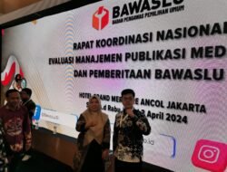 Kordiv HPPH Bawaslu Kota Bengkulu mengikuti Rakornas Evaluasi Manajemen Publikasi Media Sosial dan Pemberitaan