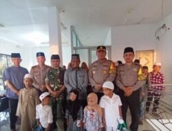 Di Mangat Cafe, Kapolres Pelabuhan Belawan Buber Anak Yatim dan Tokoh Agama