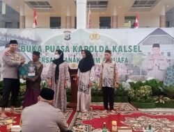 Polda Kalsel Gelar Bakti Sosial dan Berbuka Puasa Bersama Anak Yatim dan Dhuafa