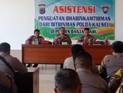 Asistensi Penguatan Bhabinkamtibmas Dalam Persiapan Pemilukada, Subdit Binmas Polda Kalsel Sampaikan Ini.