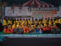 Perform Murid dan Guru Paud Citra Indonesia, Meriahkan Semarak Banjarbaru Job Fair 2024