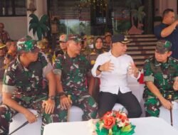 Jelang Hari Raya Idul Fitri, Dandim Surabaya Utara Ikuti Pelaksanaan Apel Gelar Pengamanan di Balai Kota