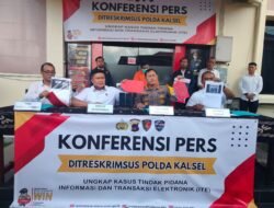 Dir Reskrimsus Polda Kalsel Tangkap Penyebar hoaks Beras Beracun Asal Tanbu, Ini Tuntutan Hukuman Nya
