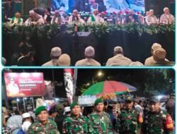 Kodim 0830/Surabaya Utara Ikut Amankan Jalannya Kegiatan Surabaya Bersholawat