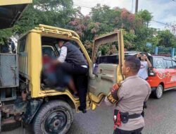 Di Duga Sakit, Sopir Truk Meninggal Saat Mengemudi