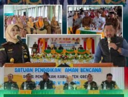 Kajati Jatim Memberikan Pencerahan Kepada Para Peserta Pelatihan Satuan Pendidikan Aman Bencana di Pulau Bawean