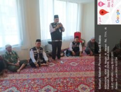 Ketua KNO 13 Labuhan Batu Sumut memberikan araha pada jamaah Sosialisasi Murur