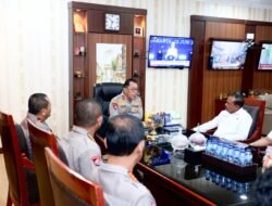 KAPOLDA KEPRI TERIMA KUNJUNGAN SILATURAHMI TIM DEPUTI BIDKOOR POLDAGRI TAHUN 2024