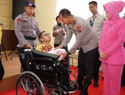 Polda Kalsel Gelar Bakti Kesehatan Hari Bhayangkara ke-78 di Panti Rehabilitasi Sosial Penyandang Disabilitas