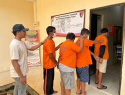 Polres Bintan Komitmen Berantas Judi, 4 Tesangka Pemain Judi Diamankan.