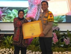 Berhasil Tangani Kasus Kekerasan Perempuan dan Anak, Polresta Sidoarjo Raih Penghargaan Kemensos RI