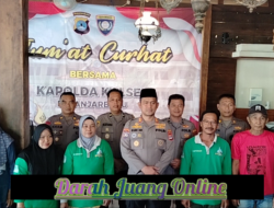Jumat Curhat Polda Kalsel Bersama Polres Banjarbaru, Untuk tampung Keluhan Masyarakat