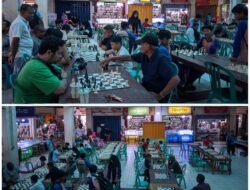 Menyambut HUT RI Ke 79 Disperindag Beserta Club’ Catur Surya Mentaya Adakan Lomba Di Pasar PPM Sampit
