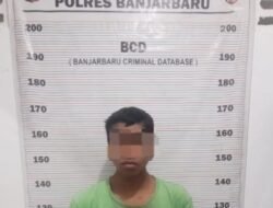 Dokumentasikan Saat Berhubungan Badan Bersama Pacar, Komodo Di Giring Ke Polres Banjarbaru
