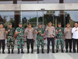 Polda Kalsel Sambut Silaturahmi Pangdam Xll/Tanjungpura Di Mapolda Kalsel